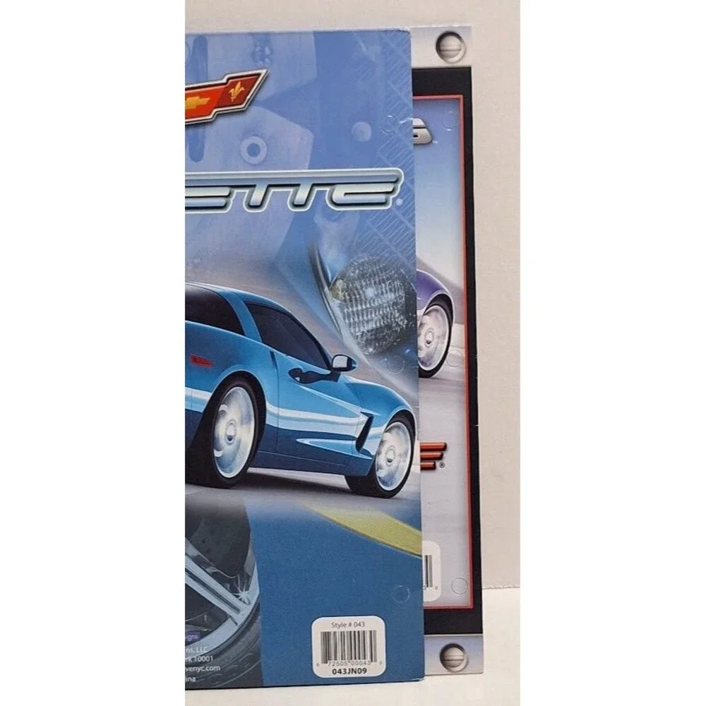 INNOVATIVE DESIGNS OFFICIAL GM PRODUCT CORVETTE & Z06 PORTFOLIO BINDER FOLDERS